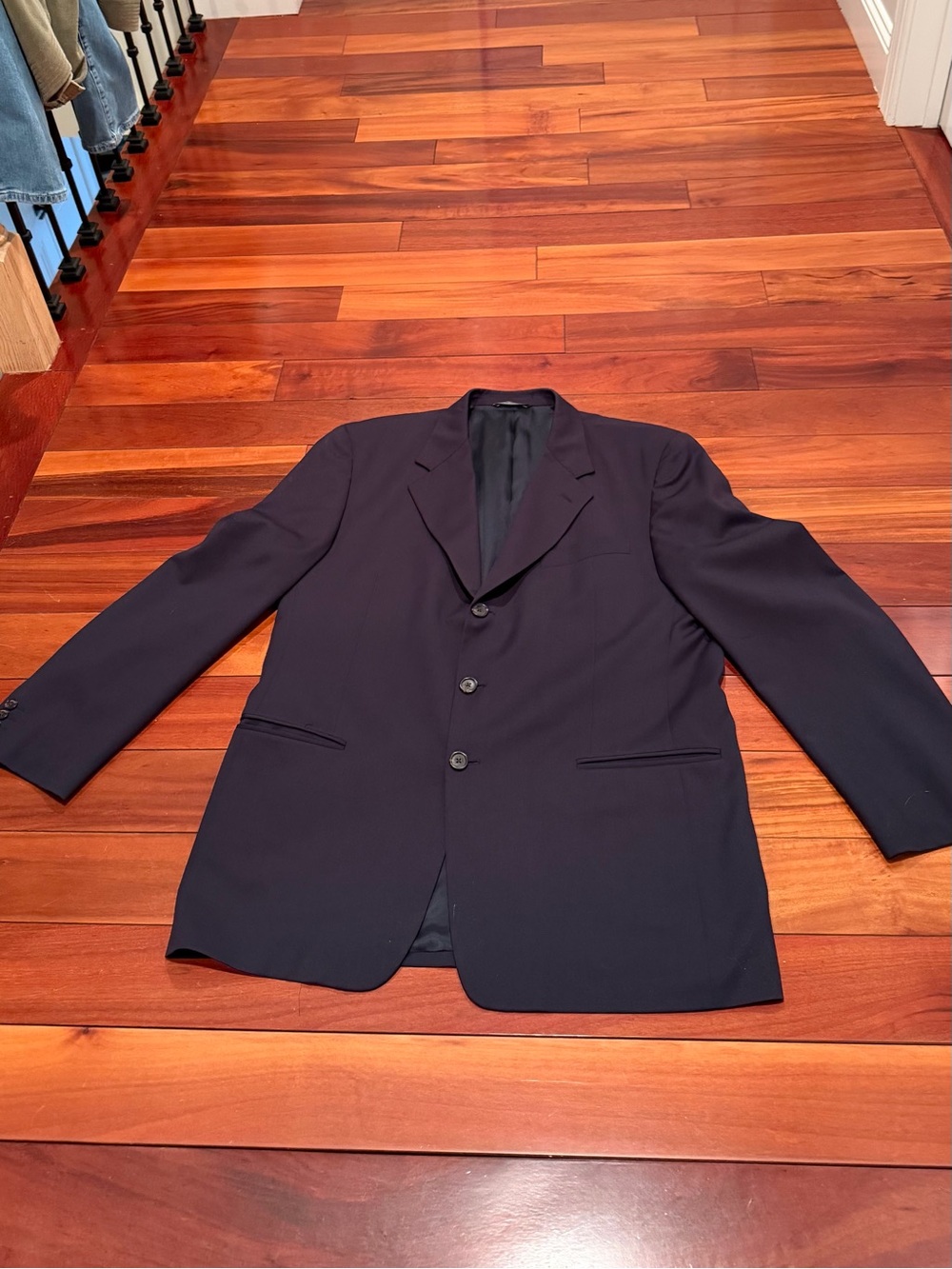 Fendi Men's Navy Single-Breasted suit